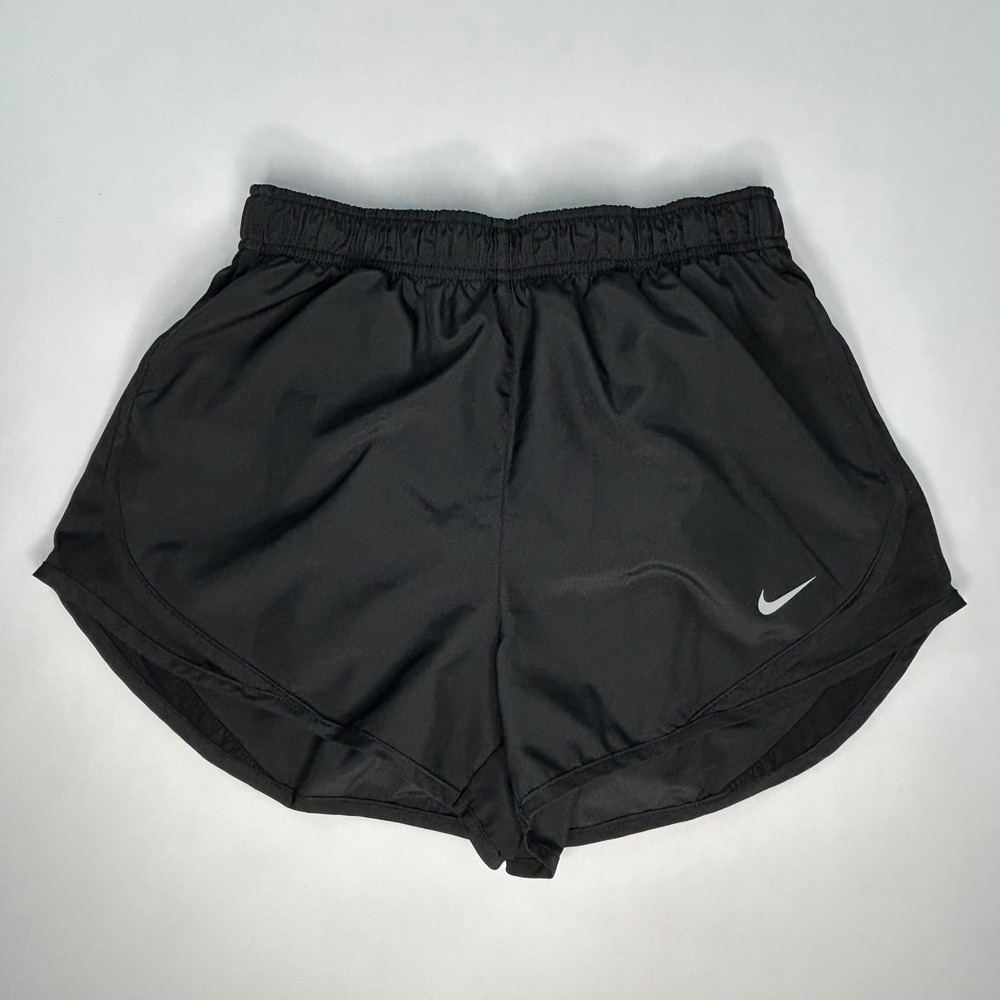 Nike Dri-FIT Running Shorts Womens Size S Black Lined Mesh Athletic Workout